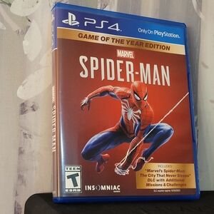 PS4 Spider-Man Game Of The Year Edition  Marvel X Playstation Rated T